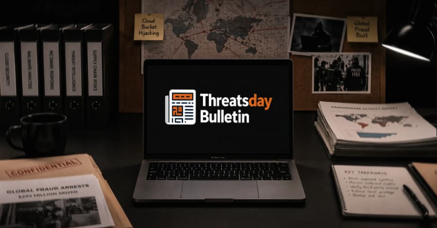 ThreatsDay: Cloud Bucket Hijacking, Windows LPE Chain, Global Fraud Bust + 17 More Stories