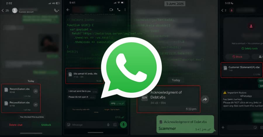 WhatsApp VBScript Campaign Uses Fake Documents to Install ManageEngine RMM Tool
