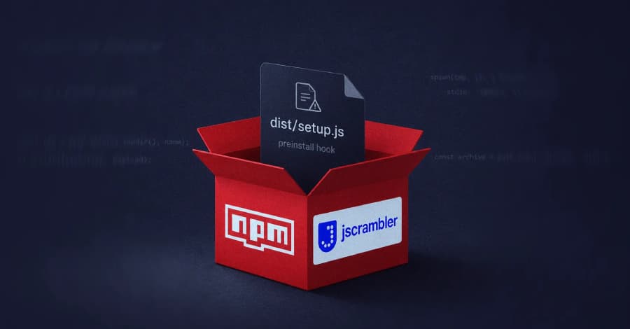 Compromised jscrambler 8.14.0 npm Release Drops Rust Infostealer During Install
