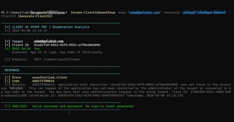 OAuth Client ID Spoofing Lets Attackers Validate Stolen Microsoft Entra Credentials